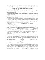 Tài liệu Ôn Tập : TN-CĐ-ĐH - Chủ đề 3 : PHƯƠNG TRÌNH ĐỘNG LỰC HỌC, MÔMEN ppsx