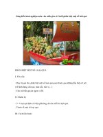 Sáng kiến kinh nghiệm môn văn mẫu giáo 4-5 tuổi phân biệt một số loài quả pps