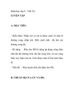 Hình học lớp 9 - Tiết 52: LUYỆN TẬP pdf