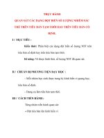 Giáo án Sinh Học lớp 12 Ban Tự Nhiên: THỰC HÀNH QUAN SÁT CÁC DẠNG ĐỘT BIẾN SỐ LƯỢNG NHIỄM SẮC THỂ TRÊN TIÊU BẢN TẠM THỜI HAY TRÊN TIÊU BẢN CỐ ĐỊNH potx