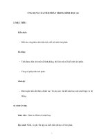 ỨNG DỤNG CỦA TÍCH PHÂN TRONG HÌNH HỌC (tt) pot