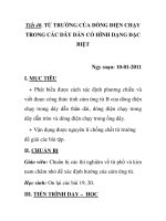 Tiết 40. TỪ TRƯỜNG CỦA DÒNG ĐIỆN CHẠY TRONG CÁC DÂY DẪN CÓ HÌNH DẠNG ĐẶC BIỆT potx