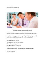 Cho lời khuyên - Giving advice pps