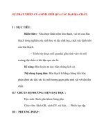 Giáo án Sinh Học lớp 12 Ban Tự Nhiên: SỰ PHÁT TRIỂN CỦA SINH GIỚI QUA CÁC ĐẠI ĐỊA CHẤT pot