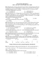 ÔN TẬP TỔNG HỢP MÔN LÍ PHẦN : BÀI TẬP VỀ NGUỔN ĐIỆN XOAY CHIỀU pptx