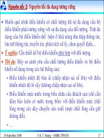 Bài giảng lý thuyết điều khiển tự động - Phần tử và hệ thống tự động part 4 potx