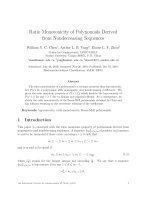 Báo cáo toán học: 