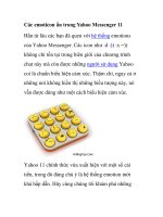 Các emoticon ẩn trong Yahoo Messenger 11 pptx