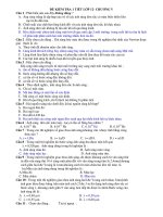 ĐỀ KIỂM TRA 1 TIẾT LỚP 12- CHƯƠNG V ppsx