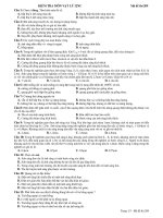 KIỂM TRA MÔN VẬT LÝ 12NC Mã đề thi 209 ppt