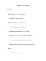 TRẢ BÀI KIỂM TRA HỌC KÌ 1 doc