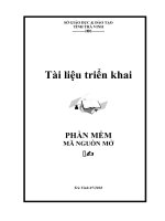 Tài liệu triển khai phần mềm mã nguồn mở docx