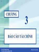 CHƯƠNG 3 - BÁO CÁO TÀI CHÍNH pot