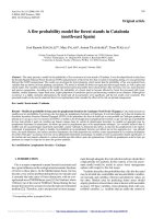 Báo cáo lâm nghiệp: 