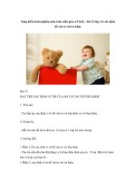 Sáng kiến kinh nghiệm môn toán mẫu giáo 4-5 tuổi – bài 23 dạy trẻ xâc định đồ vật so với trẻ khác docx