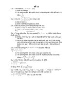 Đề ôn tập môn toán - đề 12 pot