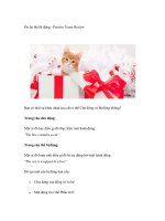 Ôn lại thể Bị động - Passive Tense Review doc