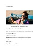 Vị trí của cụm động từ pot