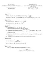 Đề thi môn toán trường cao đẳng tài chính Hải Quan doc