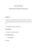 Unit 9: A first-aid coursePeriod 55: Lesson 1: Getting started + Listen and read docx