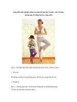 Sáng kiến kinh nghiệm mầm non môn thể dục lớp 3-4 tuổi – bài 2 đi theo đường hẹp, bò bằng bàn tay, cẳng chân pptx