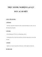 THỰC HÀNH: NGHIỆM LẠI LỰC ĐẨY AC-SI-MÉT pot