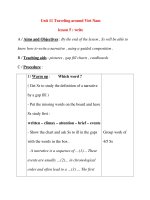 Unit 11 Traveling around Viet Nam lesson 5 : write pdf