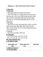 Hình học 7 - HAI TAM GIÁC BẰNG NHAU pps