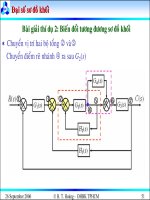 Bài giảng lý thuyết điều khiển tự động - Mô hình toán học, hệ thống điều khiển liên tục part 6 pps