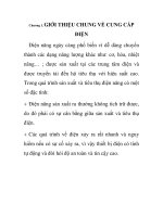 Chương 1. GIỚI THIỆU CHUNG VỀ CUNG CẤP ĐIỆN potx