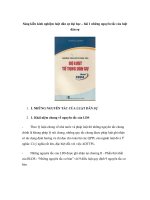 Sáng kiến kinh nghiệm luật dân sự đại học – bài 1 những nguyên tắc của luật dân sự ppt