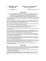 Quyết định số 2083/QĐ-BNN-XD pot