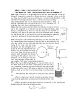 BÀI TẬP ĐỘI TUYỂN CHUYÊN LÝ BUỔI 3 – 2011 pot