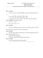 Đê thi khaỏ sát chất lượng đầu môn toán lớp 6 potx