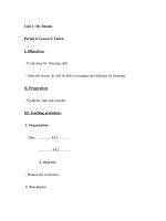 Unit 1: My friendsPeriod 4: Lesson 3: Listen ppt