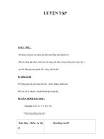 LUYỆN TẬP GIẢI BÀI TOÁN BẰNG CÁCH LẬP HỆ PHƯƠNG TRÌNH (TT) ppt