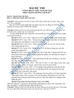 BÀI DỰ THI “CÔNG ĐOÀN VIỆT NAM, 80 NĂM MỘT CHẶNG ĐƯỜNG LỊCH SỬ” pdf