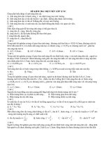 ĐỀ KIỂM TRA MỘT TIẾT LỚP 12 NC ppt