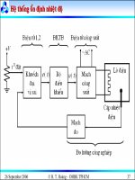 Bài giảng lý thuyết điều khiển tự động - Phần tử và hệ thống tự động part 8 pot