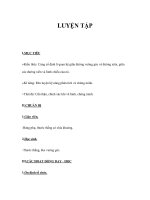 LUYỆN TẬP QUAN HỆ VUÔNG GÓC ppt