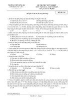 ĐỀ THI THỬ TỐT NGHIỆP MÔN: VẬT LÍ 12 – MÃ ĐỀ: 225 doc