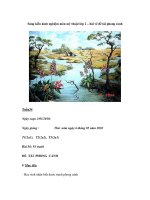 Sáng kiến kinh nghiệm môn mỹ thuật lớp 2 – bài vẽ đề tài phong cảnh pot