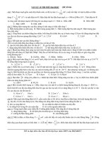 VẬT LÝ 12 THI THỬ ĐẠI HỌC (ĐỀ SỐ 05) potx