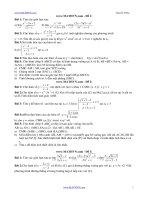 22 đề thi HKII - Toán 11 potx