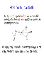 Bài giảng : Lý thuyết đồ thị docx