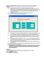 Bài tập bắt buộc trước khi làm BTL potx