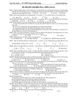 ĐỀ THI THỬ ĐẠI HỌC SỐ 2 – MÔN VẬT LÝ doc