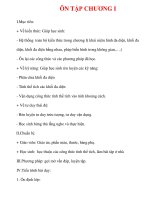 Giáo án HÌnh học 12 ban tự nhiên : Tên bài dạy : ÔN TẬP CHƯƠNG I ppt