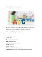 Phrasal Verb Review - Ôn lại cụm động từ potx