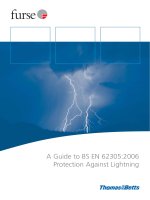 A Guide to BS EN 62305:2006 Protection Against Lightning Part 1 potx